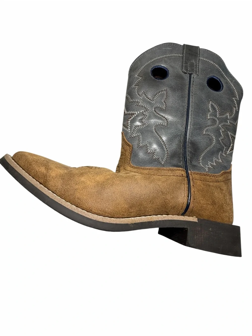 Smoky Mountain Mens Santa Fe PerformaWestern Pull-On Boots  6,5